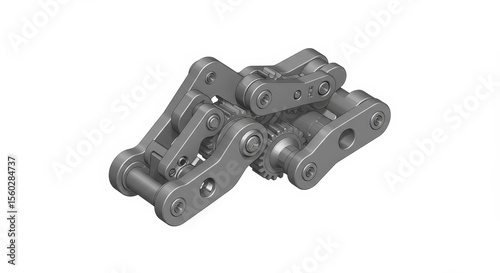 3D Model of a Complex Gear Mechanism