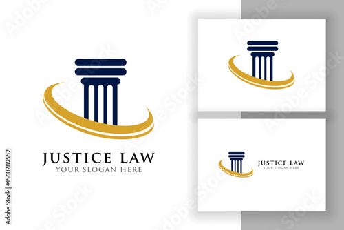 Law Firm logo and icon design templatevector | Premium Vector
