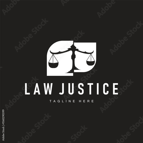 Law Firm logo and icon design templatevector | Premium Vector
