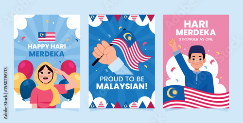 Hari Merdeka Greetings Cards Collection