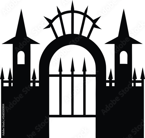 Vecteur illustration de l'architecture ancienne de cathédrale de Londres, un repère de religion et de tourisme, la conception de la maison de Dieu est une icône de la vieille ville