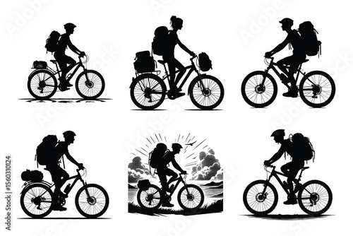 People Cycling Adventure - Outdoor Biking Activity
