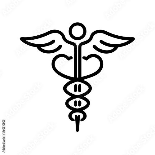 caduceus medical symbol