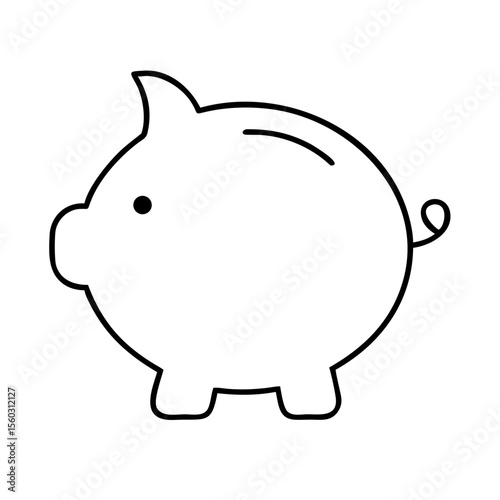 piggy bank with money