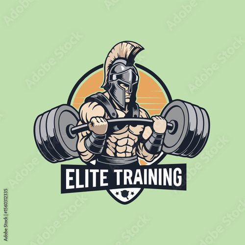 illustration of man lifting dumbbell gym