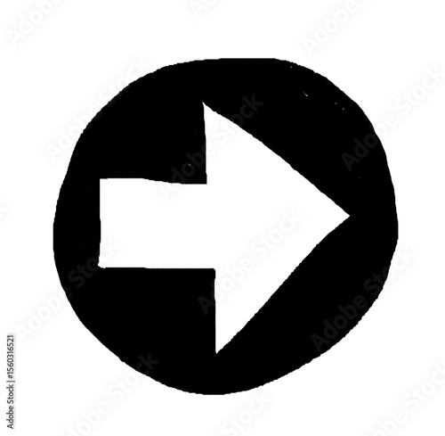 Arrow vector hand drawn line.