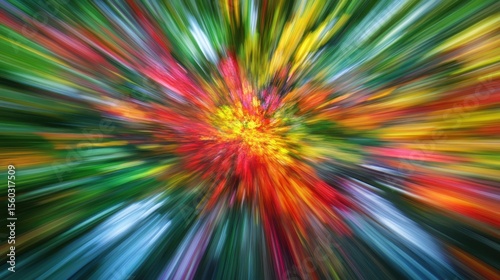 Inspiring motivational poster art: Abstract representation of powerful, dynamic upward movement. 