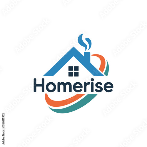 Unique house real estate logo Modern and minimalist vector and abstract logo