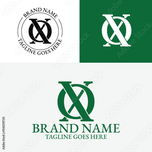 OX logo design, OX vector design idea, OX vectors, OX logo vector templates, XO logo designs, OX monogram logo dessign