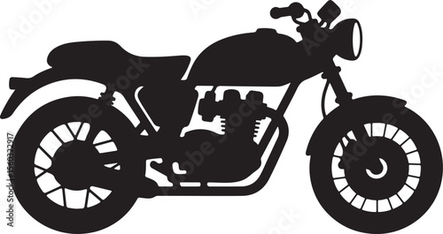 Chopper Motorcycle silhouette, motorcycle logos and icons, silhouette of motorcycle vector, motocycle silhouette vector illustration of a motorcycle