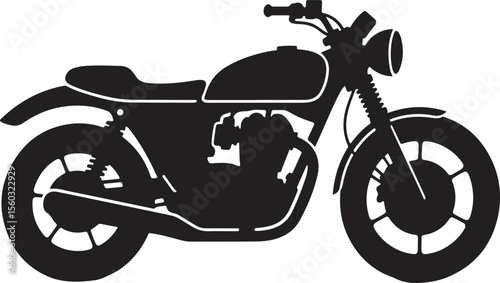 Chopper Motorcycle silhouette, motorcycle logos and icons, silhouette of motorcycle vector, motocycle silhouette vector illustration of a motorcycle