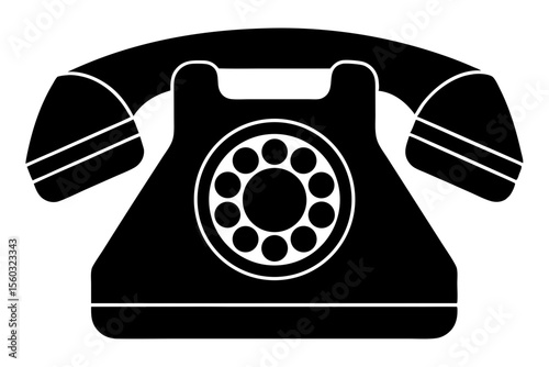 Phone Vector Icon - Clean Flat Design