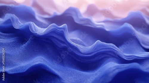 Abstract wavy textured landscape