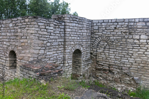 remains of ancient temples on the territory of the Pskov Kremlin