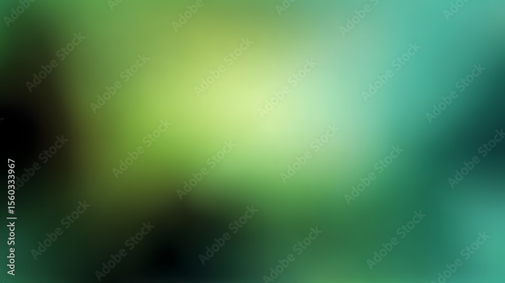 Obraz premium Vibrant green abstract background with soft gradient
