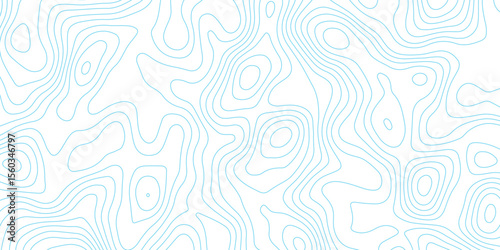 Topographic map background with geographic grid for hiking and mountain sport. luxury topographic wavy pattern and geographic grid map design. paper texture Imitation of a geographical map shades.