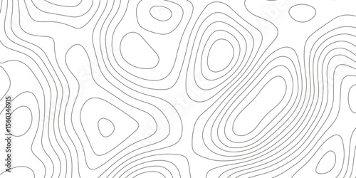Topographic map background with geographic grid for hiking and mountain sport. luxury topographic wavy pattern and geographic grid map design. paper texture Imitation of a geographical map shades.
