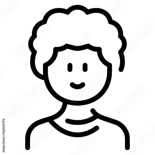 Curly man with sweater