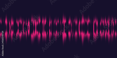 Bright vector illustration of magic sparkling shiny particles and lines on dark background.