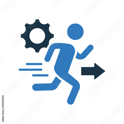 Action mixed color icon