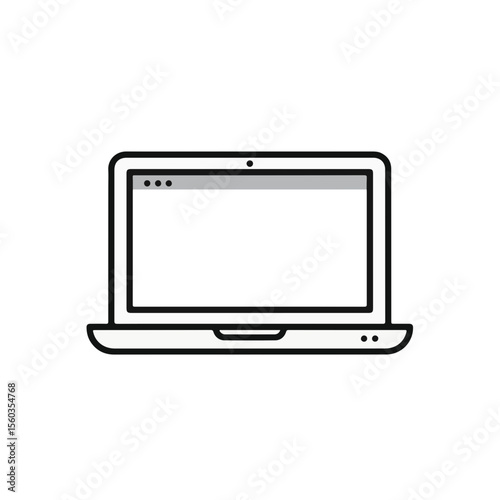 A sleek laptop computer, a modern marvel of technology.