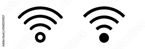 wifi icons indicating different signal strengths