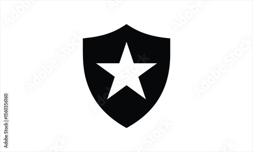 Botafogo football club emblem silhouette design