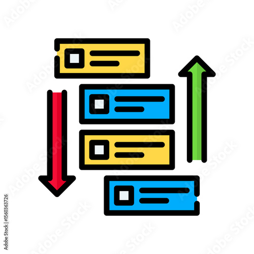Prioritize lineal color icon