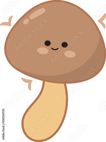 Mushroom illustration.