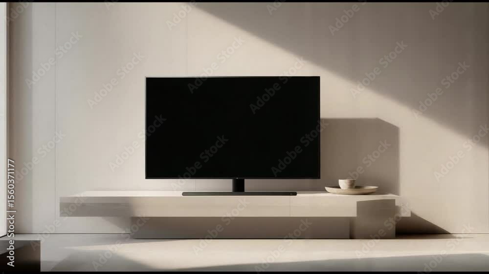 Simplicity and style: TV as a part of modern light minimalism