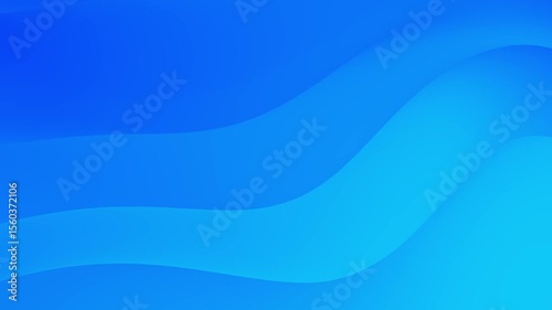 Abstract Blue Wave Gradient Background Video Smooth, Soothing Motion Graphics