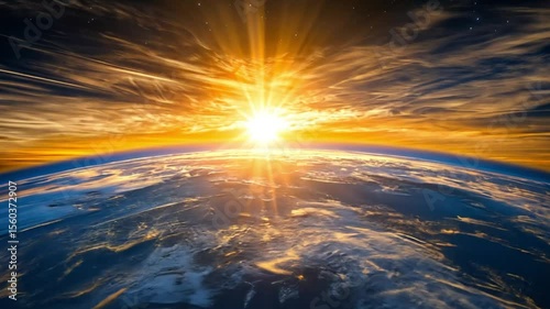 Earthrise: A Majestic Sunrise Over Our Planet