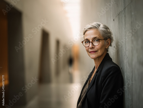 Motivated Senior Chairman Portrait