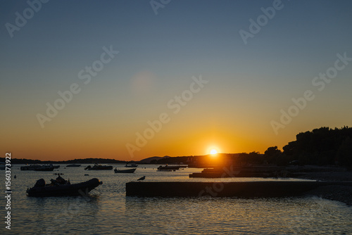 sunset on the Adriatic Sea