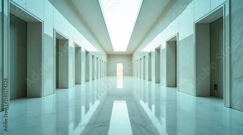 Wallpaper Mural corridor with columns Torontodigital.ca