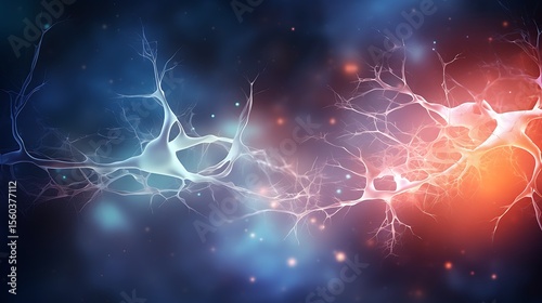 Soft computing fog containing dimly glowing neuron paths drifting across a subdued abstract background.