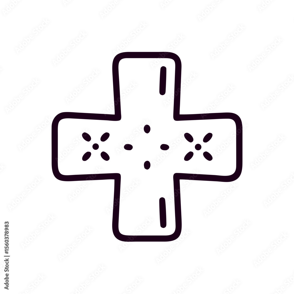 Fototapeta premium Cross Close Icon