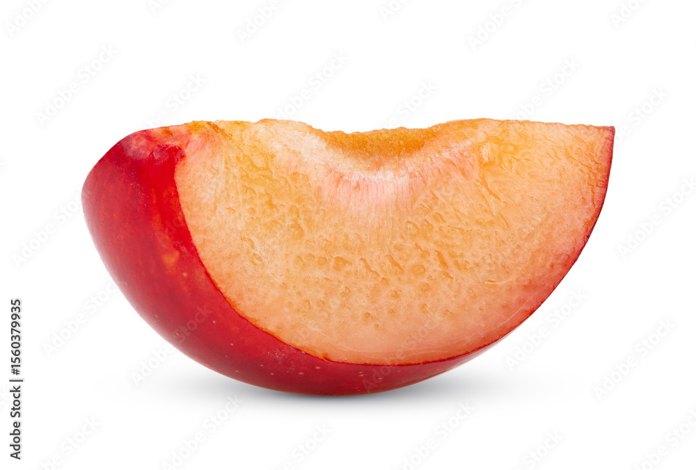 Fototapeta premium cherry plums isolated on transparent png (Image from camera)