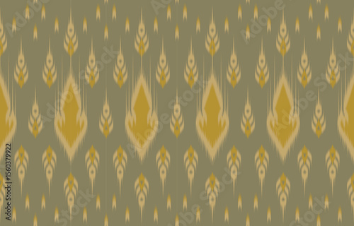 ikat design for ethnic pattern boho seam fabric textile or native geometric and fabric ikat style vector wallpaper motif Illustrator.