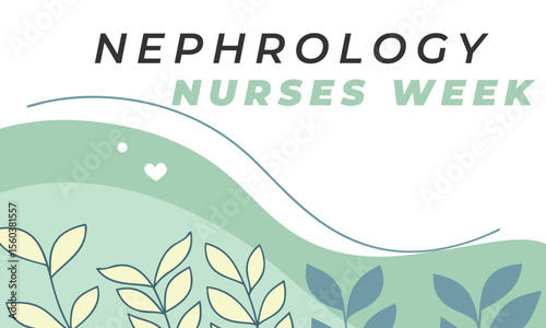 Nephrology Nurses Week. Nurses Concept design Background.