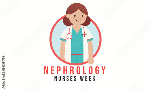 Nephrology Nurses Week. Nurses Concept design Background.
