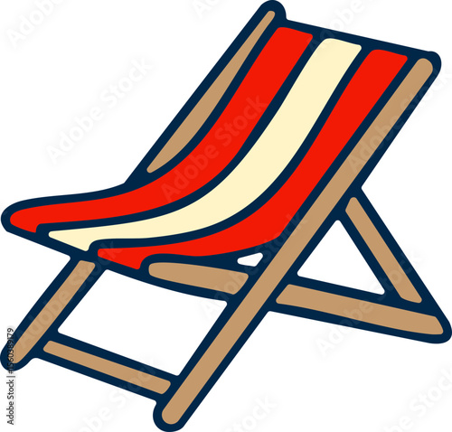 Relax on a Summer Beach Chair Under the Sun