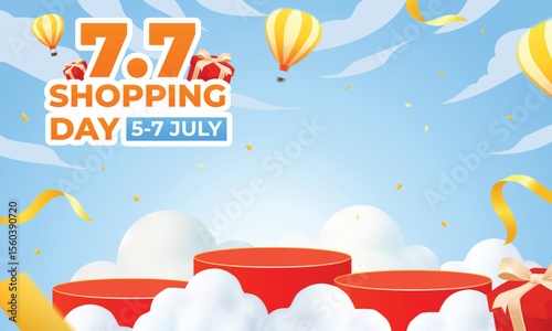 7.7 Shopping Day Web Banner