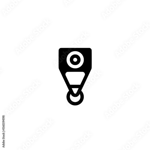 Industry Crane Hook: A striking image showcasing the sturdy hook, a vital element of crane systems.