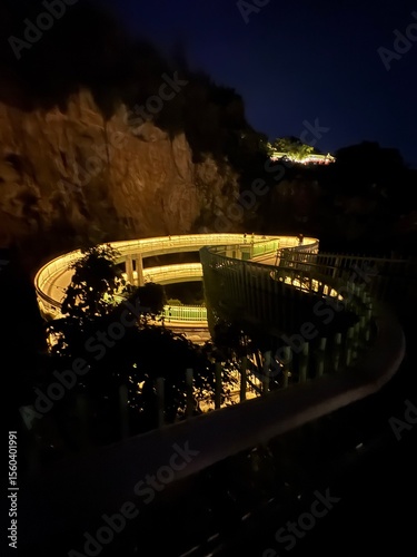 night view of the city