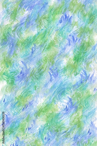 Abstract watercolor swirl