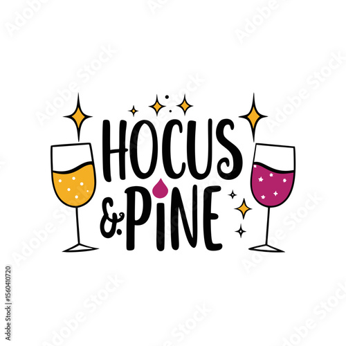 wine glass and bottle