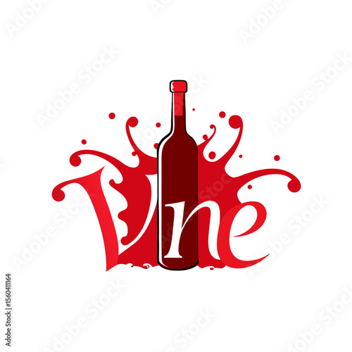 red wine bottle