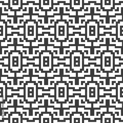 abstract geometric seamless pattern. rectangular pattern.