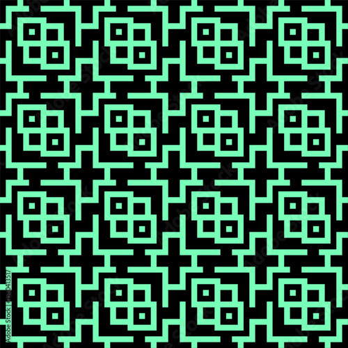 abstract geometric seamless pattern. rectangular pattern.